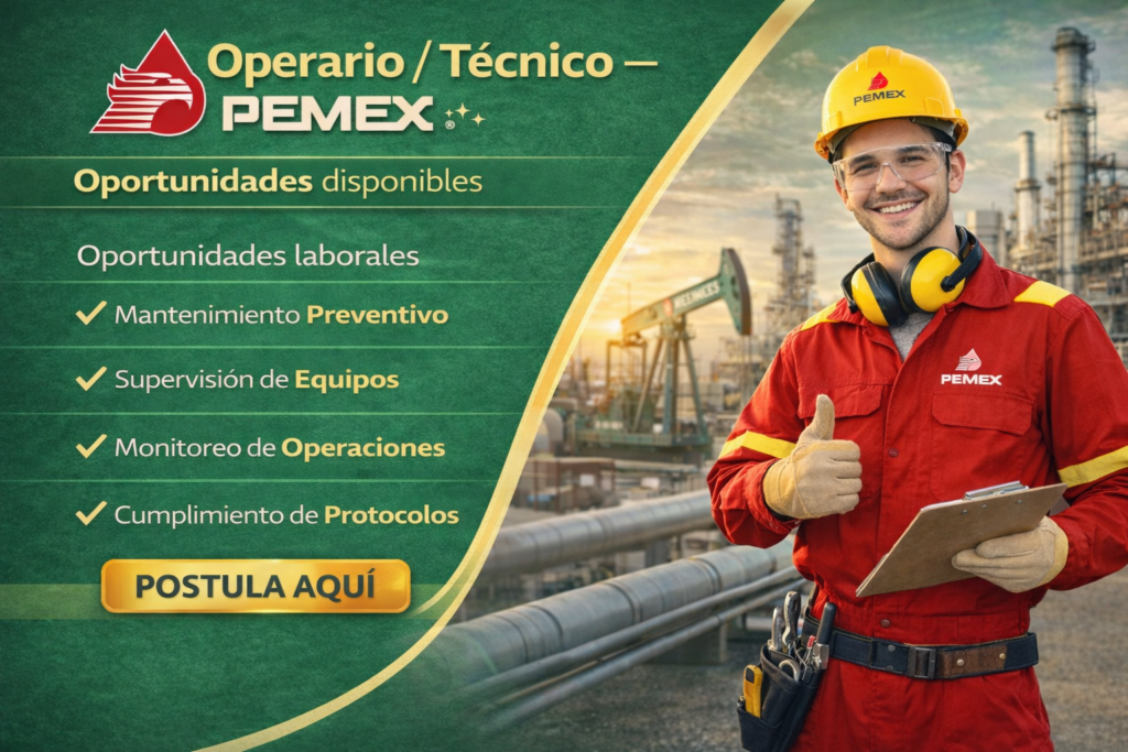 Operario / Técnico – PEMEX